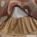 VHC Brands Classic Country Farmhouse Bedding - Burlap Natural Tan Ruffled Bed Skirt King - B06XP18S48