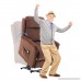 BONZY Lift Recliner Power Lift Chair Soft and Warm Fabric with Remote Control for Gentle Motor - CHOCOLATE - B0789PP1D1