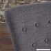 Collin Mid Century Fabric Rocking Chair (Grey) - B0756PX6L7