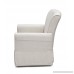 Delta Children Upholstered Glider Swivel Rocker Chair Sand - B076JYQ3LZ