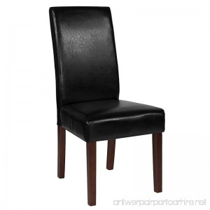 Flash Furniture Greenwich Series Black Leather Parsons Chair - B07BWLLJBF