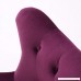 Halifax | Velvet Button-Tufted Arm Chair | Fuchisa - B01N0OP348