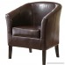 Linon Home Decor Simon Club Chair Brown - B003ANUYS2