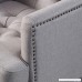 Medford | Button-Tufted Fabric Club Chair | in Pewter - B01MYU7P8P