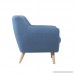 Mid Century Modern Tufted Button Living Room Accent Chair (Blue) - B013F6WEZY