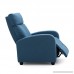 NOBPEINT Recliner Chair Blue Lounger Fabric Living Room Recliner Modern Recliner Sofa Seat Home Theater - B07DG21JHB