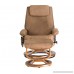 Relaxzen Deluxe Leisure Recliner Chair with 8-Motor Massage & Heat Brown - B003H2I2ZS