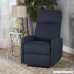 Sophie Tufted Fabric Power Recliner Chair (Navy Blue) - B07575X86T