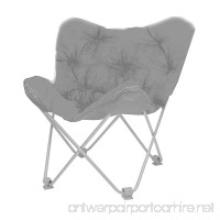 Urban Shop Butterfly Chair  Adult  Grey - B0753NWQMG