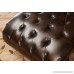 Abbyson® Mirabello Hand Rubbed Leather Chaise Brown - B00OORL1AI