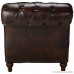Ashley Furniture Signature Design - Winnsboro Chaise - Traditional - Vintage Brown - B01M8QRV5W