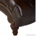 Ashley Furniture Signature Design - Winnsboro Chaise - Traditional - Vintage Brown - B01M8QRV5W