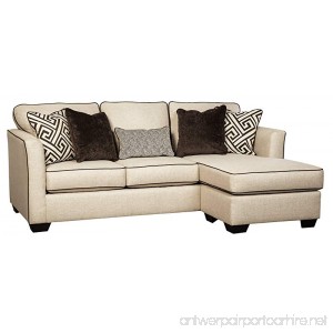 Benchcraft - Carlinworth Contemporary Sofa Chaise - Linen - B074N6R5FH