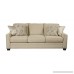 Benchcraft Mauricio Contemporary Sofa Sleeper - Queen Size Mattress Included - Linen - B01G6KODYG
