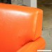 Christopher Knight Home 216739 Rolled Arm Leather Burnt Club Chair Orange - B07D8L1M33