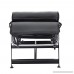 Fine Mod LC4 Black Chaise Lounge Chair - B001G3Y92A