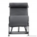 Fine Mod LC4 Black Chaise Lounge Chair - B001G3Y92A