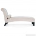 GHP Beige Microfiber Curved Back Living Room Chaise Lounge Sofa with Lumbar Pillow - B07DQ99Y68