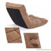 Headrest Chair Lounger Floor Sofa Folding Lounge Chaise Adjustable Cushioned Recliner Couch - B07DNGX92P