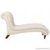 Homelegance St. Claire Traditional Style Chaise with Tufting and Rolled Arm Design Brown/Almond - B016M1ZJ38