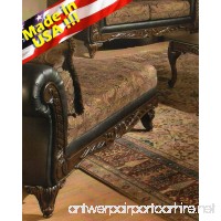 Roundhill Furniture San Marino 2-Tone Fabric Chaise Chocolate - B00CXT20DG