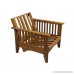 Gold Bond AOSHC + BO28C Boston Cherry Oak Futon Frame Chair 28 Brown - B01M0ZBG6V
