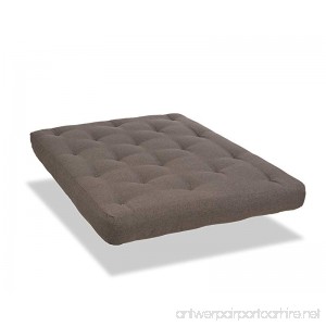 SertaRedbud Double Sided Pocketed Coil Futon Mattress Queen Antelope Made in the USA - B00DZFE00I