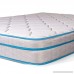 Dreamfoam Bedding Doze 11 Medium Soft Eurotop Mattress Short Queen- Made in the USA - B079YXY468