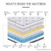 Jacia House 11.4 Inch Pillow Top Memory Foam Innerspring Independently Encased Coil Mattress Full - B072HRTWB5
