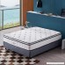 Jacia House 11.4 Inch Pillow Top Memory Foam Innerspring Independently Encased Coil Mattress Full - B072HRTWB5