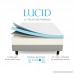 LUCID 12 Inch Gel Memory Foam Mattress - Triple-Layer - 4 Pound Density Ventilated Gel Foam - CertiPUR-US Certified - 10-Year Warranty - Queen - B007HD9YYQ