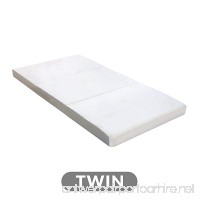 Milliard Tri Folding Mattress | Ultra Soft Washable Cover | Twin {78" x 38" x 4"} - B00DJ8HWBU