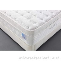 Oliver Smith - Organic Cotton - 12 Inch - Deluxe Sleep - Plush Euro Pillow Top - Cool Memory Foam & Pocket Spring Mattress - Green Foam Certified - Queen - B01N365EJ3