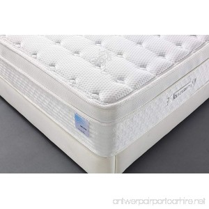 Oliver Smith - Organic Cotton - 12 Inch - Deluxe Sleep - Plush Euro Pillow Top - Cool Memory Foam & Pocket Spring Mattress - Green Foam Certified - Queen - B01N365EJ3