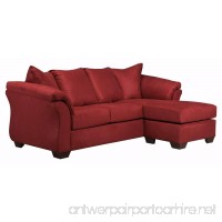 Ashley Furniture Signature Design - Darcy Sofa with Chaise - Contemporary Style Couch - Salsa - B00RO9440W