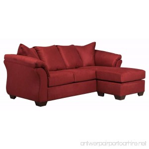 Ashley Furniture Signature Design - Darcy Sofa with Chaise - Contemporary Style Couch - Salsa - B00RO9440W