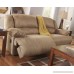Ashley Furniture Signature Design - Hogan Reclining Sofa - Manual Recliner Couch - Mocha Brown - B01FFSBYO2