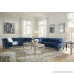 Ashley Furniture Signature Design - Malchin Casual Upholstered Sofa with Faux Crystal Button Tufting - RTA Sofa in a Box - Navy - B07CLMLXQ3