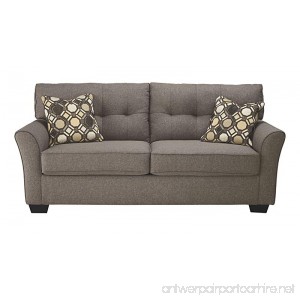 Ashley Furniture Signature Design - Tibbee Full Sofa Sleeper - Sleek Tailored Couch with Pull Out - Slate - B0734QMGZR
