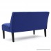 Chandler Royal Blue Fabric Love Seat - B01N2VJDXE