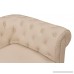 Elle Decor Amery Tufted Sofa Bonded Leather Ivory - B075TSCDWX