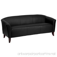 Flash Furniture HERCULES Imperial Series Black Leather Sofa - B0080OF15C