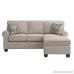 Homelegance Clumber 82 Reversible Sectional with Accent Pillows Beige - B079C6TX76