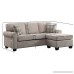 Homelegance Clumber 82 Reversible Sectional with Accent Pillows Beige - B079C6TX76