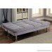 HOMES: Inside + Out IDF-2902GY Kebbles Contemporary Futon - B075F7PGWN