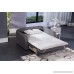 ISTIKBAL Multifunctional Love Seat Sleeper VALERIE Collection (GREY) - B07D84224K