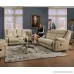 Simmons Upholstery Miracle Pearl Bonded Leather Double Motion Sofa - B00NNF1T18