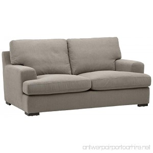 Stone & Beam Lauren Down Filled Overstuffed Sofa 74 W Slate - B0723H8HLM