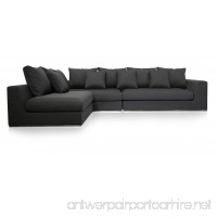 UrbanMod Modern Reversible Sectional Sofa Gray 120"- 170" - B073JR1PZQ