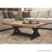 Ashley Furniture Signature Design - Wesling Coffee Table - Cocktail Height - Rectangular - Brown Top with Black Base - B01M0FO5E0